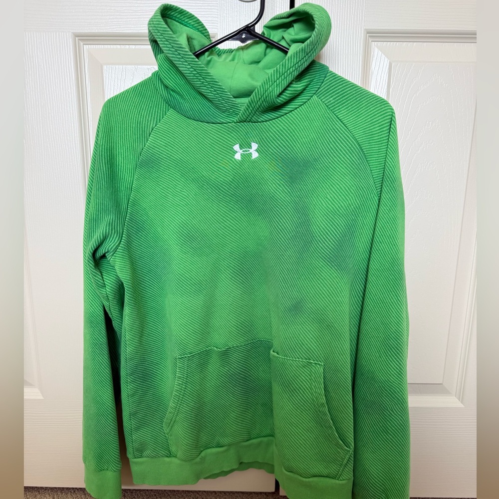 Under Armour Green Hoodie with Logo